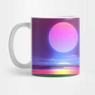 Into the Synthwave Sunset Mug